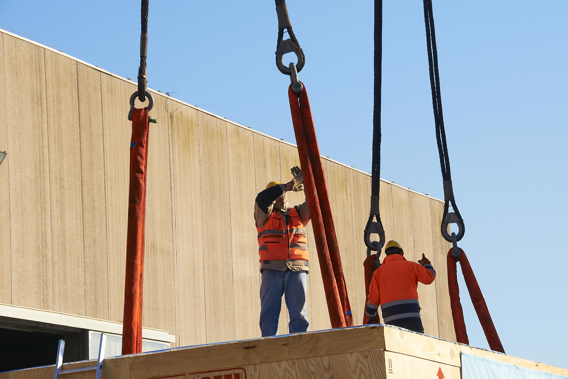 重量物据付工事
